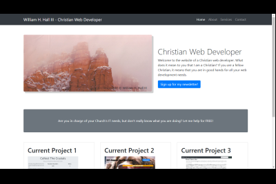 Christian Web Developer Screenshot