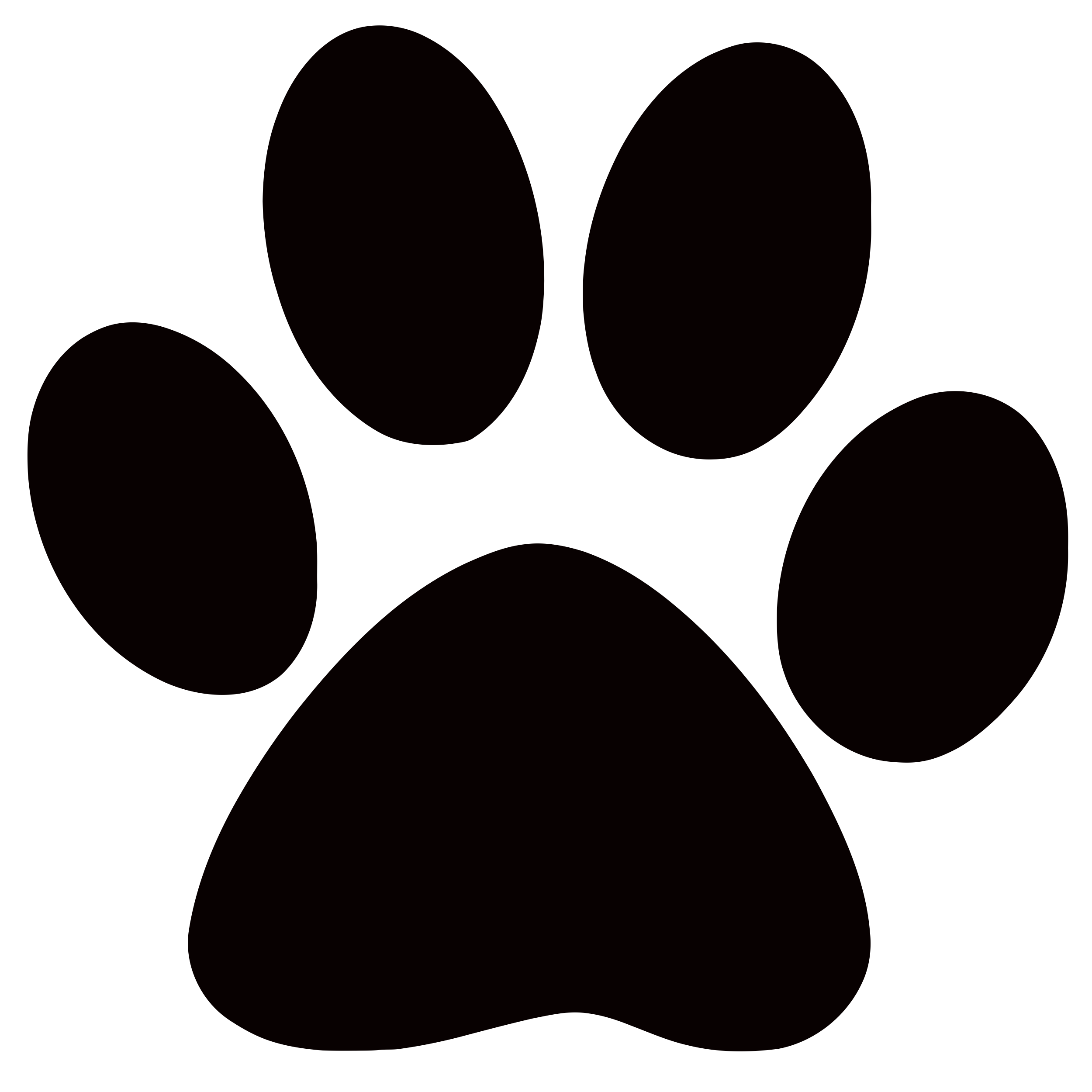 dog pawprint